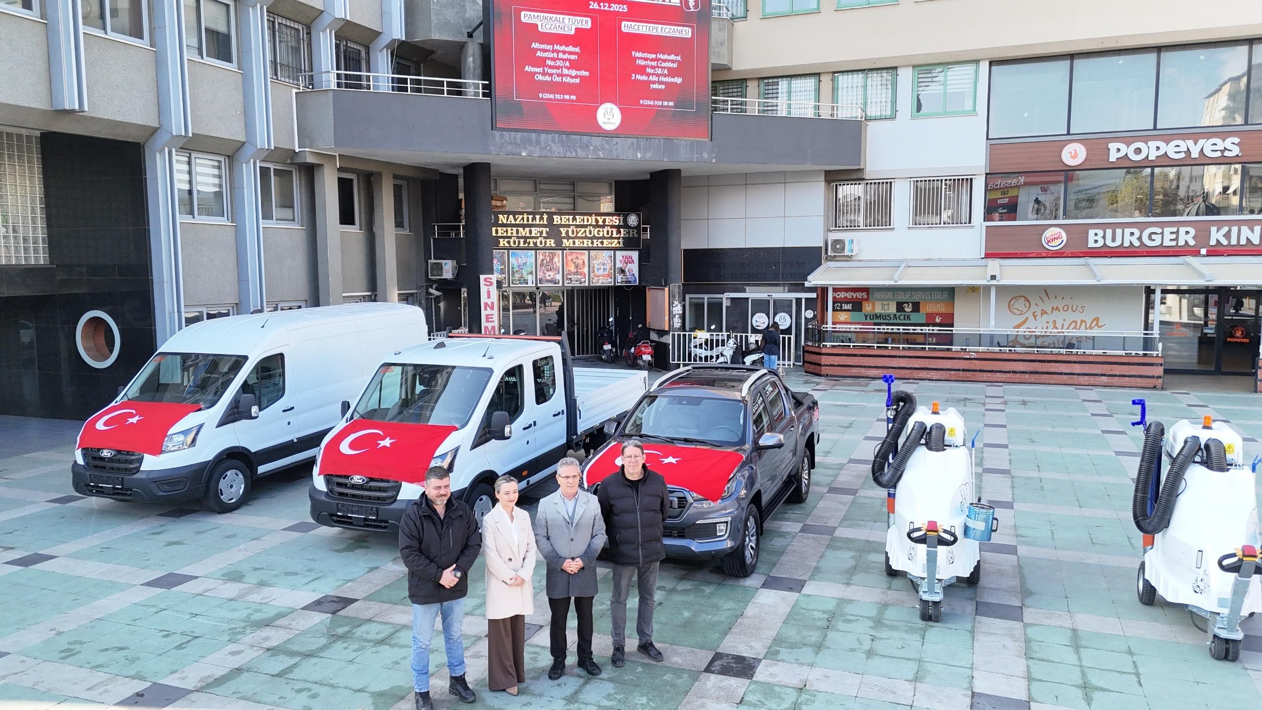 Nazilli Belediyesi araç filosunu güçlendirmeye devam ediyor