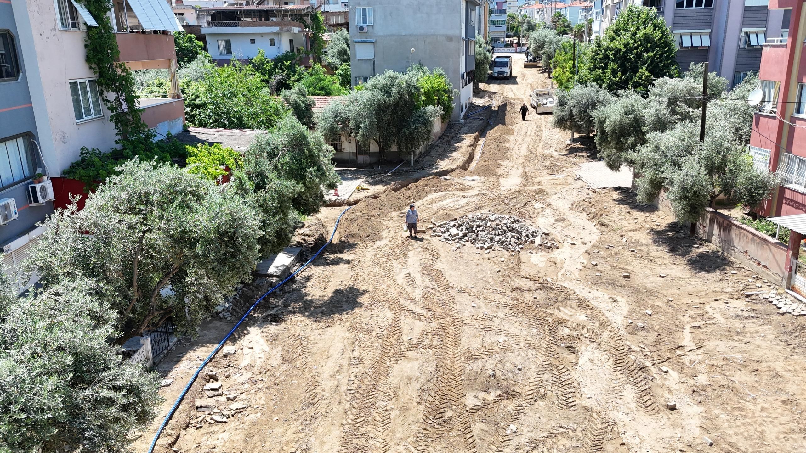 Nazilli Belediyesi Yıldıztepe’de yarım asırlık iyi içme suyu hattını yeniledi