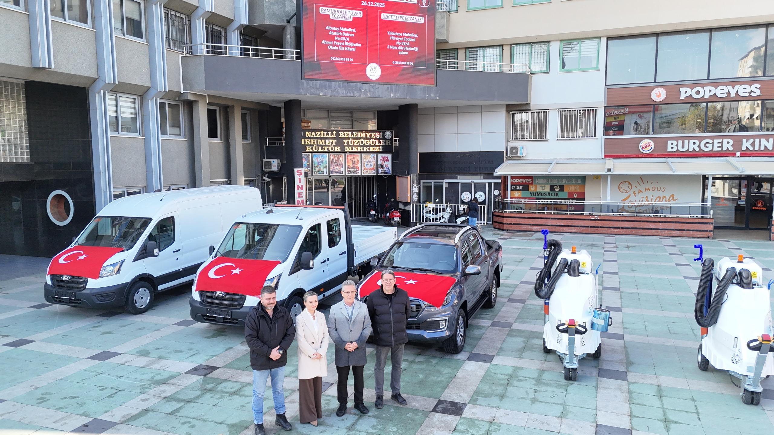 Nazilli Belediyesi araç filosunu güçlendirmeye devam ediyor