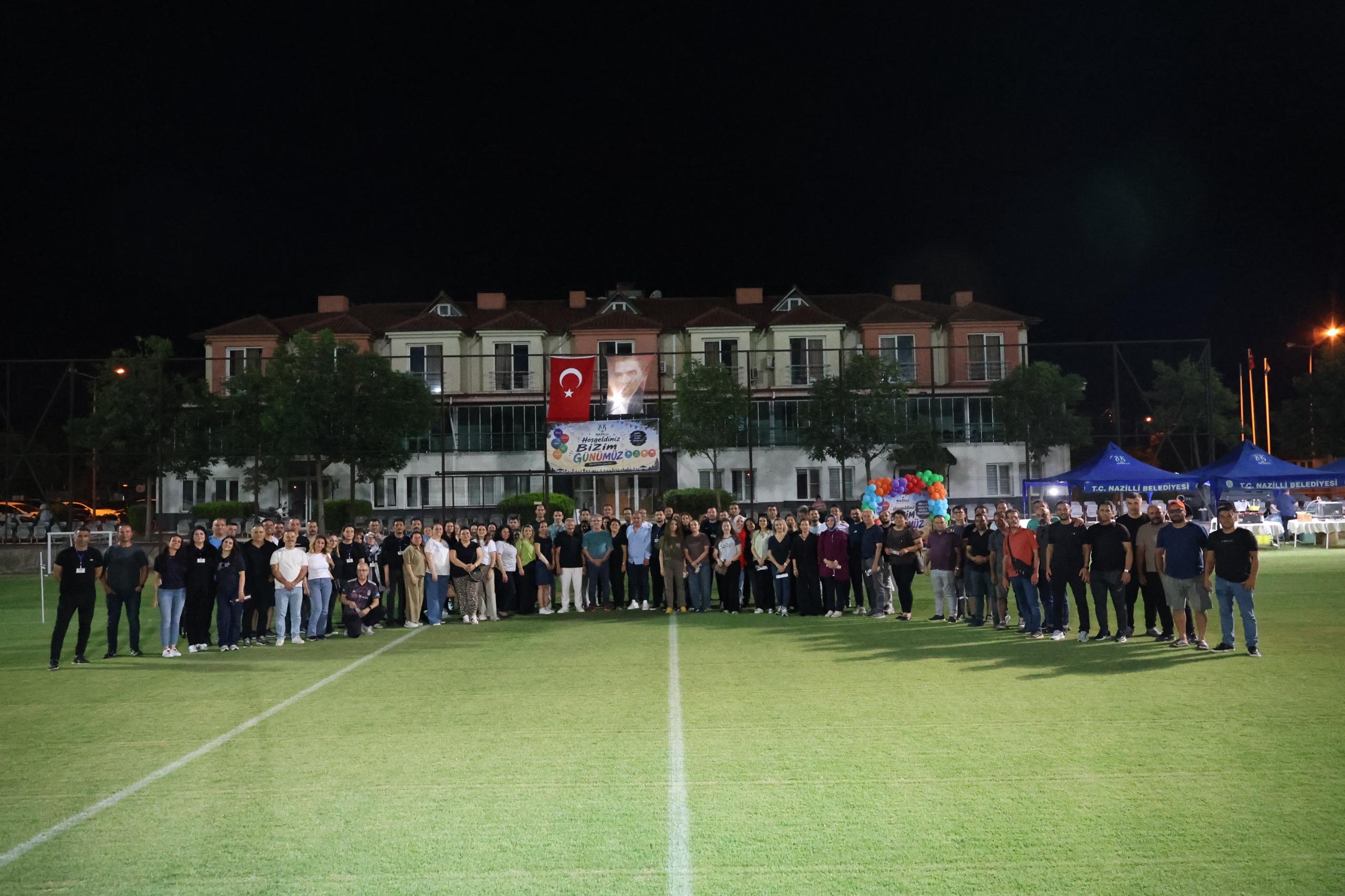 NAZİLLİ BELEDİYESİ’NDEN PERSONELE “BİZİM GÜNÜMÜZ” MOTİVASYON GECESİ