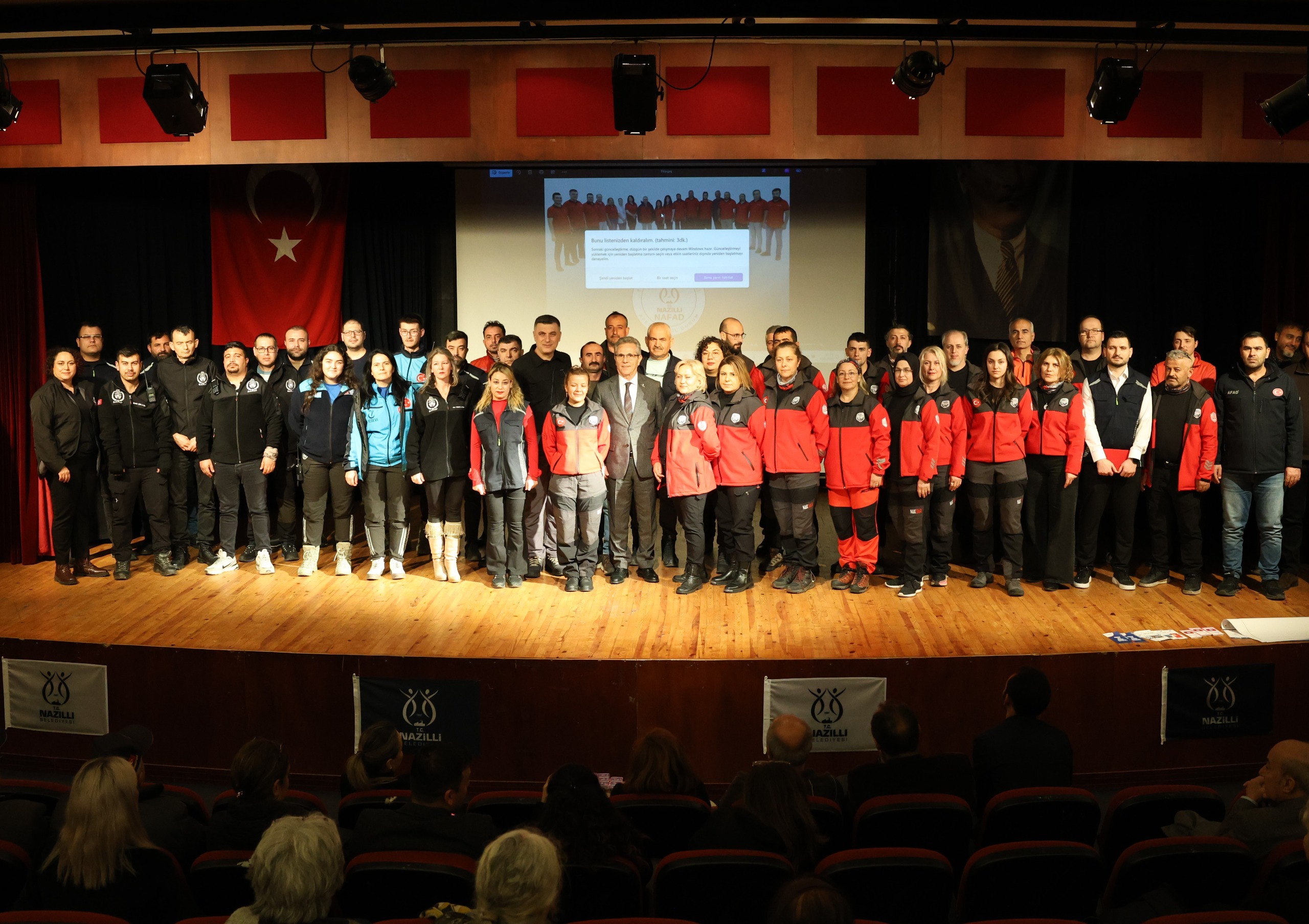6 Şubat depremlerinin yıl dönümünde Nazilli’de anlamlı eğitim
